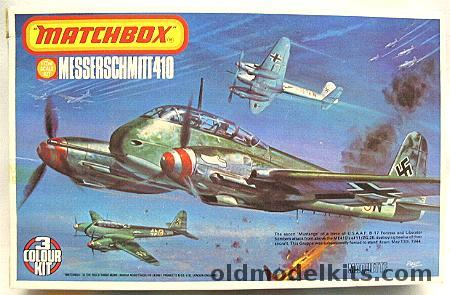 Matchbox 1/72 Messerschmitt Me-410  Hornet  - 11/ZG.26 'Hortst Wessel' May 1944 / 1 Staffel 'Edelweiss' Kampfgeshwader 51 Beauvais France February 1944, PK-113 plastic model kit